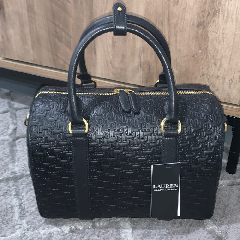 Lauren Ralph Lauren Black Kaden Satchel.